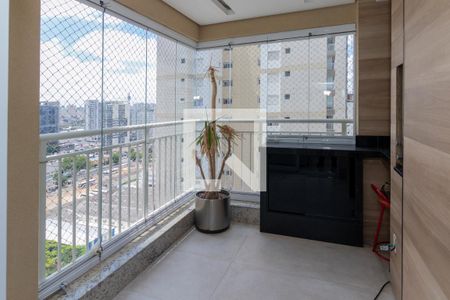 Varanda da Sala de apartamento à venda com 2 quartos, 60m² em Várzea da Barra Funda, São Paulo