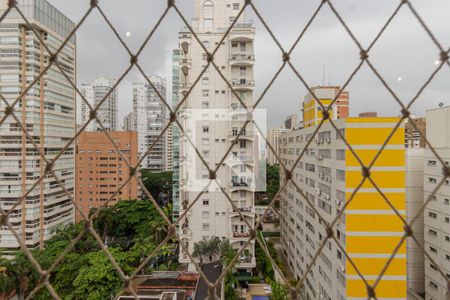 Sala de apartamento para alugar com 3 quartos, 125m² em Indianópolis, São Paulo