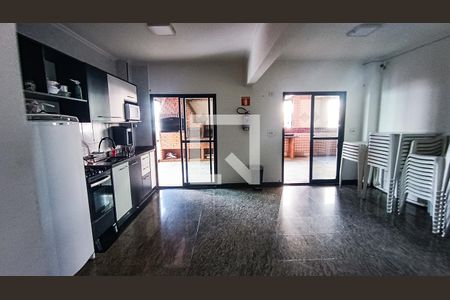Área comum - Salão de festas de apartamento para alugar com 1 quarto, 114m² em Vila Caiçara, Praia Grande