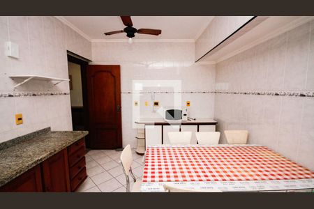 Cozinha de apartamento para alugar com 1 quarto, 114m² em Vila Caiçara, Praia Grande