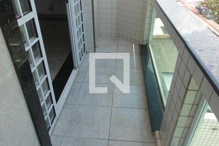 Varanda da Sala de casa para alugar com 3 quartos, 158m² em Aparecida, Santos