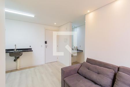 Sala/Cozinha de apartamento à venda com 2 quartos, 35m² em Várzea da Barra Funda, São Paulo