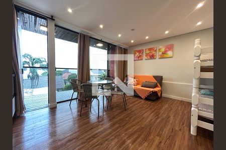 Sala de apartamento para alugar com 1 quarto, 48m² em Santo Antonio de Lisboa, Florianópolis