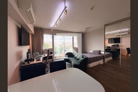 Sala - Studio de kitnet/studio à venda com 1 quarto, 45m² em Vila Argos Velha, Jundiaí
