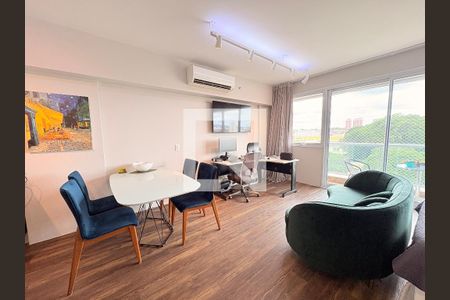 Sala - Studio de kitnet/studio à venda com 1 quarto, 45m² em Vila Argos Velha, Jundiaí