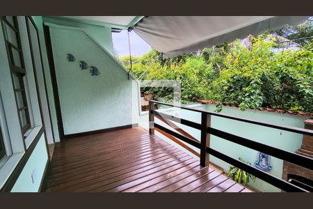 Varanda de casa de condomínio à venda com 3 quartos, 200m² em Recreio dos Bandeirantes, Rio de Janeiro