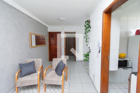 Sala de apartamento à venda com 3 quartos, 62m² em Monte Castelo, Contagem