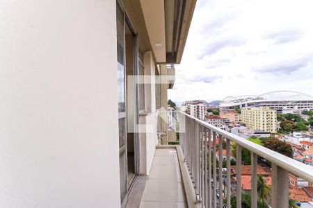 Varanda da Sala de apartamento à venda com 2 quartos, 59m² em Todos Os Santos, Rio de Janeiro