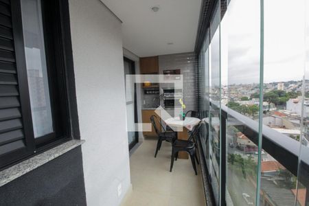 Varanda gourmet de apartamento para alugar com 2 quartos, 60m² em Parque das Nações, Santo André