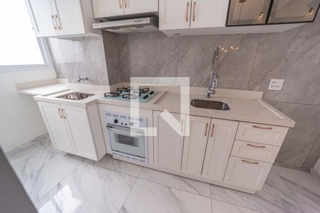 Cozinha e Área de Serviço de apartamento para alugar com 2 quartos, 42m² em Vila Cosmopolita, São Paulo