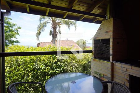 Churrasqueira de kitnet/studio para alugar com 1 quarto, 30m² em Santo Antonio de Lisboa, Florianópolis