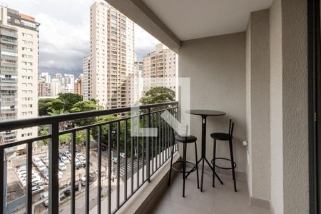 Varanda de apartamento para alugar com 1 quarto, 22m² em Cidade Monções, São Paulo