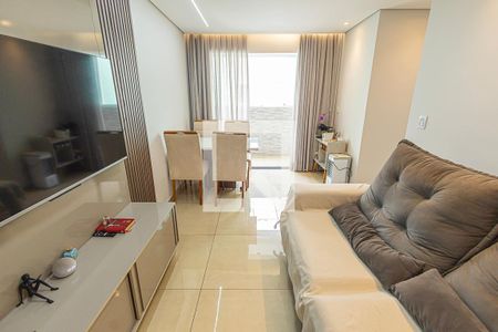 sala de apartamento para alugar com 2 quartos, 59m² em Santa Monica, Belo Horizonte