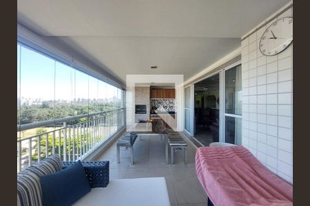 Varanda de apartamento para alugar com 3 quartos, 136m² em Jurubatuba, São Paulo