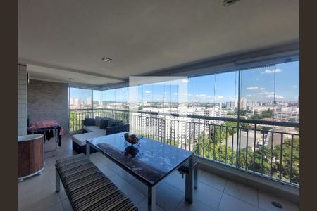 Varanda de apartamento para alugar com 3 quartos, 136m² em Jurubatuba, São Paulo