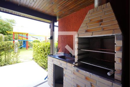 Churrasqueira  de kitnet/studio para alugar com 1 quarto, 52m² em Santo Antonio de Lisboa, Florianópolis