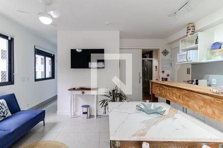 Sala de apartamento à venda com 1 quarto, 39m² em Vila Buarque, São Paulo
