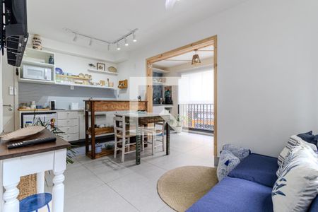 Sala de apartamento à venda com 1 quarto, 39m² em Vila Buarque, São Paulo