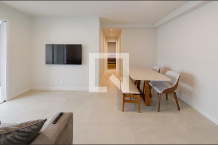 Sala de apartamento para alugar com 2 quartos, 82m² em Vila da Serra, Belo Horizonte