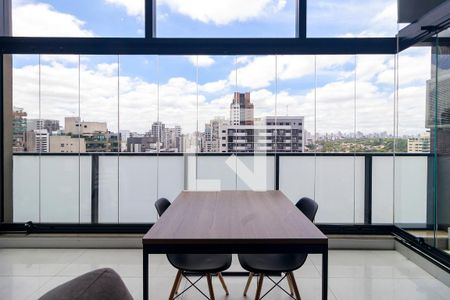 Sala de apartamento para alugar com 1 quarto, 58m² em Campo Belo, São Paulo