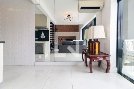 Sala de apartamento para alugar com 1 quarto, 58m² em Campo Belo, São Paulo