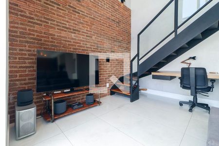 Sala de apartamento para alugar com 1 quarto, 58m² em Campo Belo, São Paulo