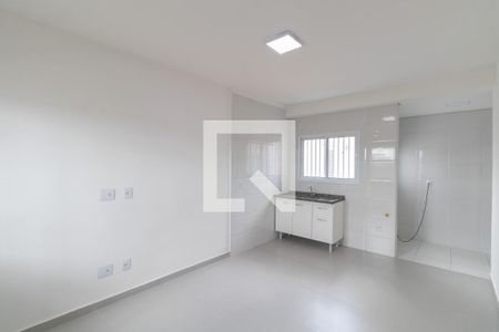 Sala e Cozinha de apartamento para alugar com 1 quarto, 34m² em Vila Talarico, São Paulo