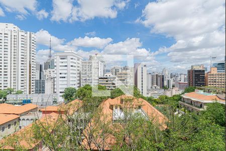 Vista da Sala de apartamento para alugar com 3 quartos, 150m² em Cerqueira César, São Paulo