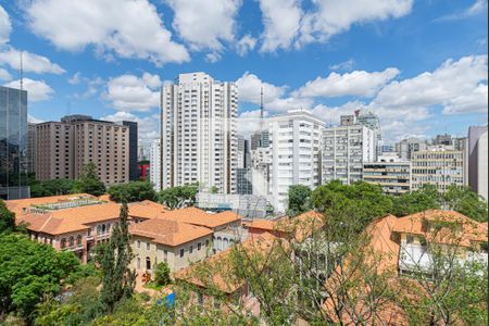 Vista da Sala de apartamento para alugar com 3 quartos, 150m² em Cerqueira César, São Paulo