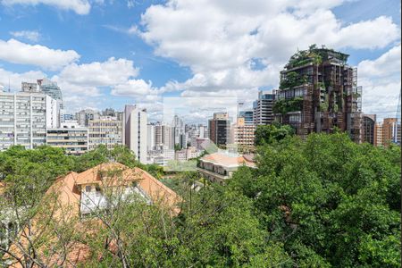 Vista da Sala de apartamento para alugar com 3 quartos, 150m² em Cerqueira César, São Paulo