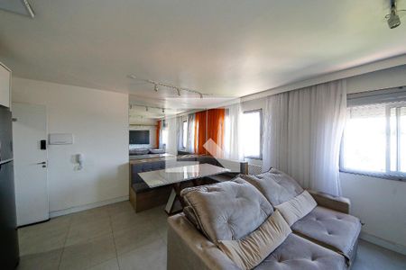 Sala e Cozinha de apartamento para alugar com 1 quarto, 41m² em Sítio da Figueira, São Paulo