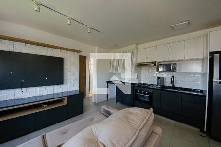 Sala e Cozinha de apartamento para alugar com 1 quarto, 41m² em Sítio da Figueira, São Paulo