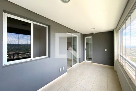 Varanda da Sala de apartamento para alugar com 3 quartos, 100m² em Vila da Serra, Nova Lima