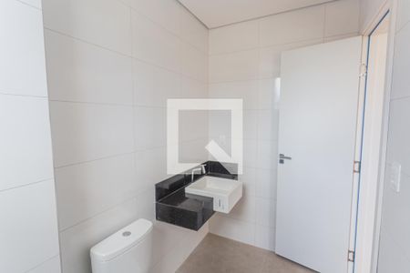 Banheiro da Suíte de apartamento à venda com 3 quartos, 77m² em Ipiranga, Belo Horizonte