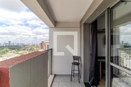 Varanda de kitnet/studio para alugar com 1 quarto, 25m² em Consolação, São Paulo