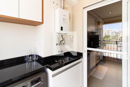 Varanda / Área de Serviço de apartamento à venda com 2 quartos, 62m² em Barra Funda, São Paulo