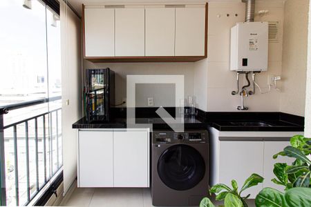 Varanda / Área de Serviço de apartamento à venda com 2 quartos, 62m² em Barra Funda, São Paulo