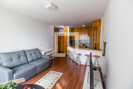 Sala  de apartamento para alugar com 2 quartos, 57m² em Alphaville, Barueri