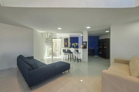 Sala de casa para alugar com 5 quartos, 420m² em Balneario Cidade Atlantica, Guarujá