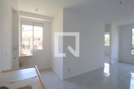 Sala/Cozinha de apartamento para alugar com 3 quartos, 51m² em Fátima, Canoas