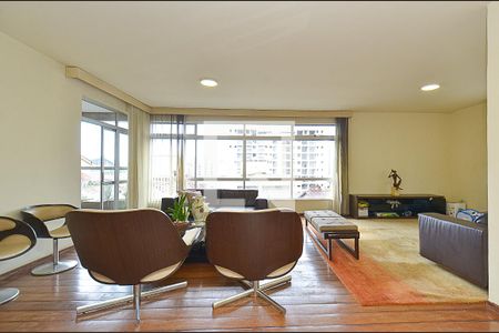 Sala de Estar de apartamento à venda com 3 quartos, 194m² em Carmo, Belo Horizonte