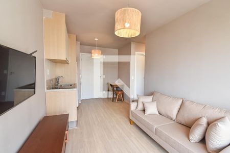 Sala/cozinha de apartamento para alugar com 1 quarto, 33m² em Vila Mariana, São Paulo