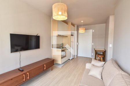 Sala/cozinha de apartamento para alugar com 1 quarto, 33m² em Vila Mariana, São Paulo