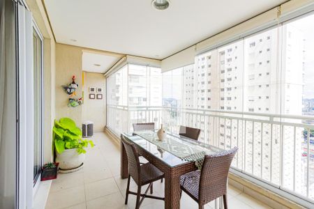 Varanda gourmet de apartamento à venda com 3 quartos, 133m² em Vila Romana, São Paulo