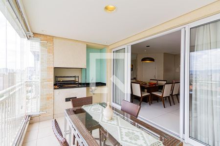 Varanda gourmet de apartamento à venda com 3 quartos, 133m² em Vila Romana, São Paulo