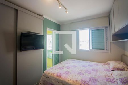 Quarto 1 - Suíte de apartamento para alugar com 2 quartos, 57m² em Vila Pires, Santo André