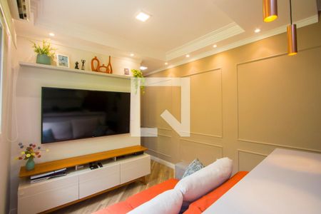 Sala de apartamento para alugar com 2 quartos, 57m² em Vila Pires, Santo André