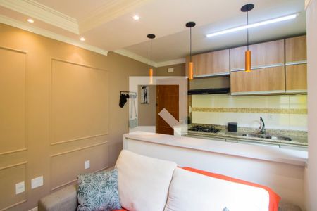 Sala de apartamento para alugar com 2 quartos, 57m² em Vila Pires, Santo André