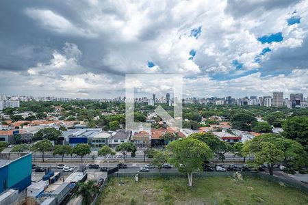 Sala/Cozinha - Vista de apartamento para alugar com 3 quartos, 142m² em Pinheiros, São Paulo