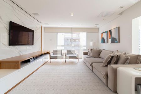 Sala de apartamento à venda com 4 quartos, 196m² em Indianópolis, São Paulo